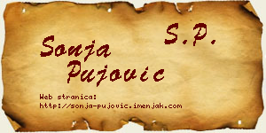 Sonja Pujović vizit kartica